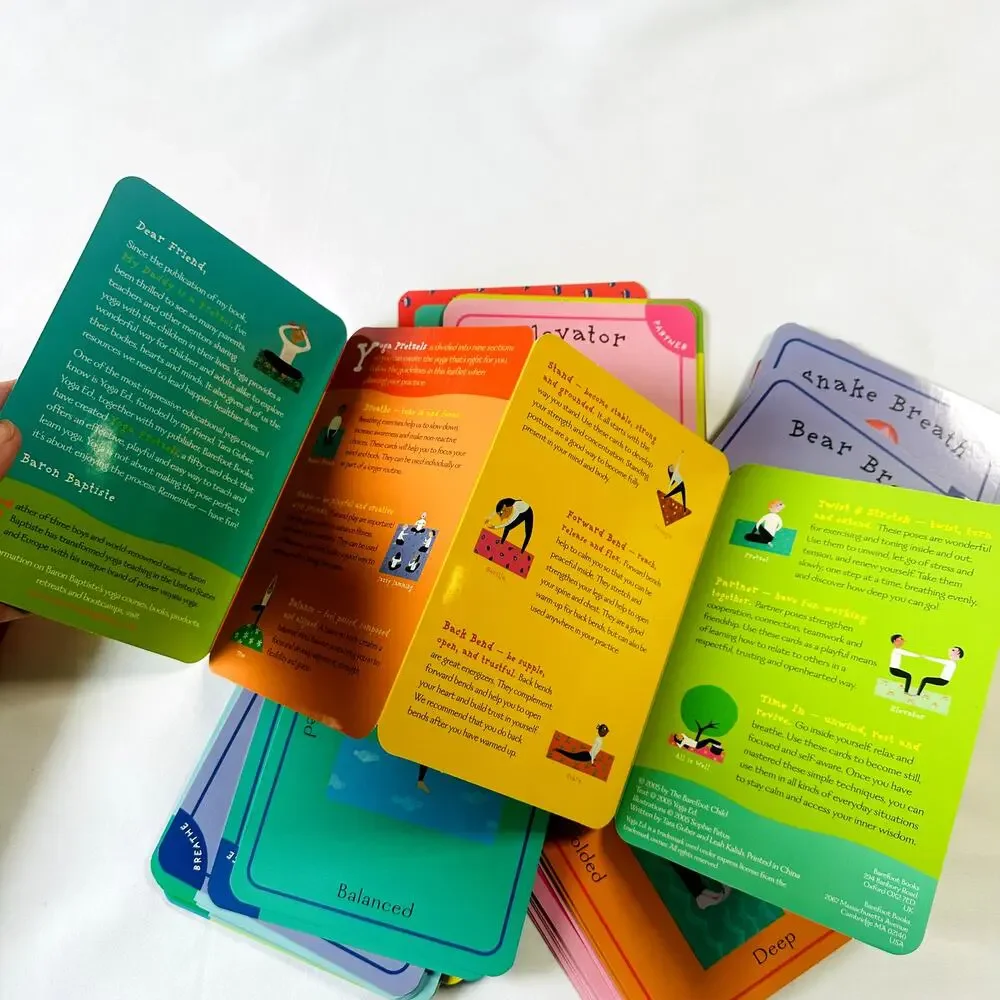 NWOT Yoga Pretzels 50 Yoga Activity Cards For Kids & Grownups